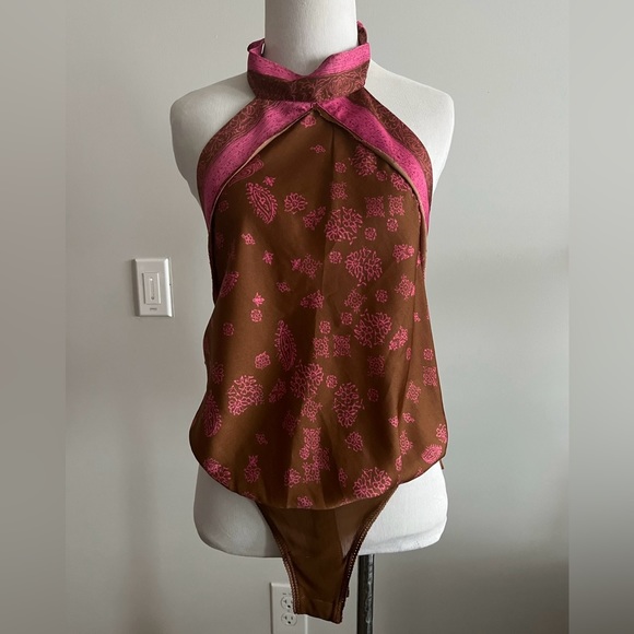 New-Free People intimately halter body suit in a XS - Picture 3 of 5